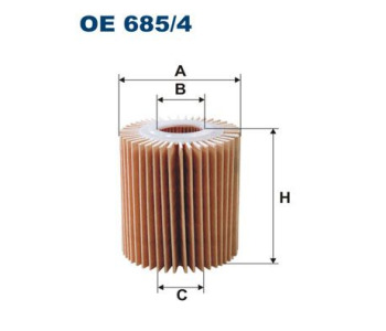 Маслен филтър FILTRON OE 650/4 за AUDI A4 (8E2, B6) от 2000 до 2004