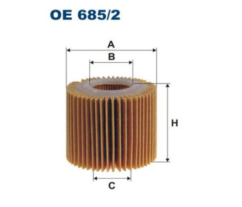 Маслен филтър FILTRON OE 650/3 за AUDI A4 (8EC, B7) от 2004 до 2008