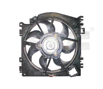 Вентилатор, охлаждане на двигателя TYC 828-1007 за RENAULT MODUS (F/JP0_) от 2004 до 2012