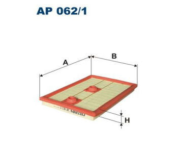 Въздушен филтър FILTRON AP 062/1 за AUDI A1 (8X1, 8XK) от 2010 до 2018