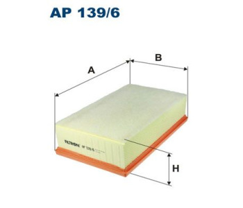 Въздушен филтър FILTRON AP 139/6 за VOLKSWAGEN PASSAT B8 (3G2) седан от 2014