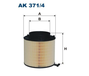 Въздушен филтър FILTRON AK 371/4 за AUDI A4 (8K2, B8) от 2007 до 2012
