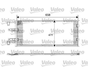 Кондензатор, климатизация VALEO 817645 за NISSAN PRIMASTAR (X83) пътнически от 2001 до 2013