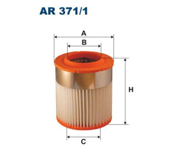 Въздушен филтър FILTRON AR 371/1 за AUDI A8 (4E) от 2002 до 2010