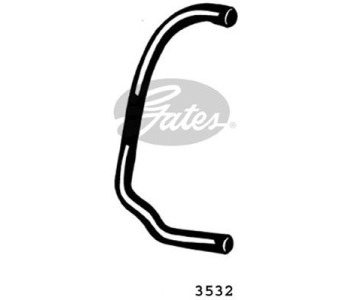 Маркуч на радиатора GATES 3570 за OPEL KADETT E (T85) товарен от 1984 до 1993