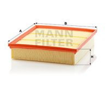 Въздушен филтър MANN-FILTER C 28 214/1 за AUDI A8 (4D2, 4D8) от 1994 до 2002