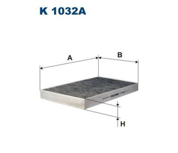Филтър купе (поленов филтър) FILTRON K 1032A за AUDI A6 (4B2, C5) от 1997 до 2005