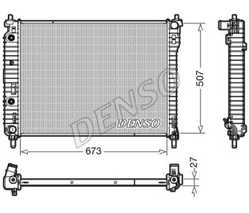 Радиатор, охлаждане на двигателя DENSO DRM20037 за OPEL COMBO B (71_) от 1994 до 2001