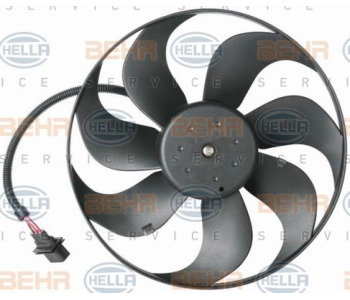 Вентилатор, охлаждане на двигателя HELLA 8EW 351 044-221 за PEUGEOT 206+ (T3E) от 2009 до 2013
