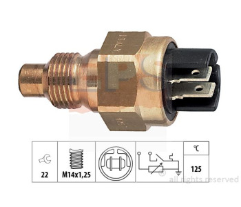 Датчик, температура на охладителната течност EPS 1.830.510 за RENAULT TRAFIC I (T1, T3, T4) от 1980 до 1989