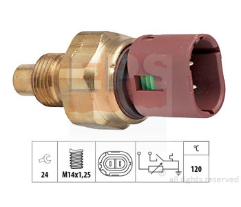 Датчик, температура на охладителната течност EPS 1.830.522 за RENAULT CLIO I (B/C57_, 5/357_) от 1990 до 1998