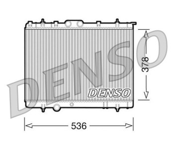 Радиатор, охлаждане на двигателя DENSO DRM23002 за RENAULT 19 I (L53_) седан от 1988 до 1992