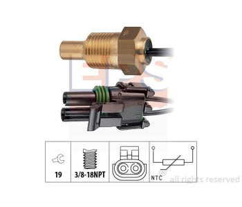 Датчик, температура на охладителната течност EPS 1.830.307 за RENAULT 19 I (B/C53_) хечбек от 1988 до 1996