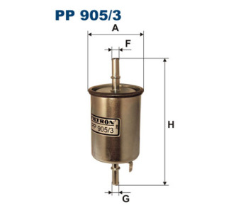 Горивен филтър FILTRON PP 905/3 за DAEWOO KALOS (KLAS) седан от 2002 до 2004