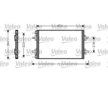 Кондензатор, климатизация VALEO 818027 за RENAULT ESPACE III (JE0_) от 1996 до 2002