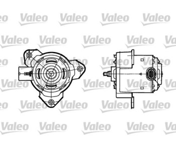Електромотор, вентилатор на радиатора VALEO 698302 за RENAULT CLIO II (SB0/1/2_) товарен от 1998 до 2005