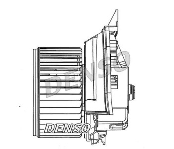 Вентилатор вътрешно пространство DENSO DEA23002 за RENAULT CLIO II (BB0/1/2_, CB0/1/2_) от 1998 до 2005