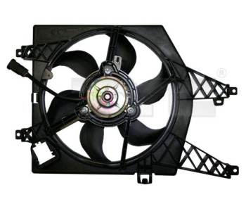 Вентилатор, охлаждане на двигателя TYC 828-1018 за RENAULT CLIO III (BR0/1, CR0/1) от 2005 до 2012