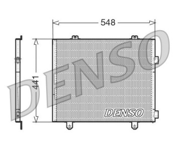 Кондензатор, климатизация DENSO DCN23032 за RENAULT LAGUNA III (KT0/1) комби от 2007 до 2015