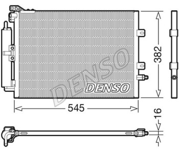 Кондензатор, климатизация DENSO DCN24001 за ROVER 400 (RT) от 1995 до 2000