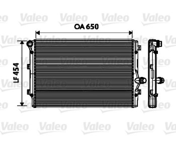 Радиатор, охлаждане на двигателя VALEO 734333 за SEAT ALTEA XL (5P5, 5P8) от 2006 до 2015