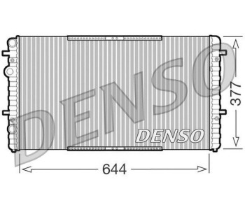 Радиатор, охлаждане на двигателя DENSO DRM32024 за VOLKSWAGEN GOLF III (1H1) от 1991 до 1998