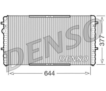 Радиатор, охлаждане на двигателя DENSO DRM32024 за VOLKSWAGEN GOLF I (155) кабриолет от 1979 до 1993