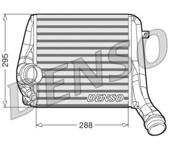 Интеркулер (охладител за въздуха на турбината) DENSO DIT50007 за TOYOTA AURIS (_E15_) от 2006 до 2012