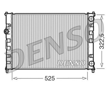 Радиатор, охлаждане на двигателя DENSO DRM32027 за VOLKSWAGEN GOLF III (1H1) от 1991 до 1998
