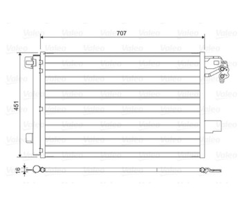 Кондензатор, климатизация VALEO 814461 за VOLKSWAGEN TRANSPORTER V (7JD, 7JE, 7JL, 7JY) платформа от 2003 до 2015