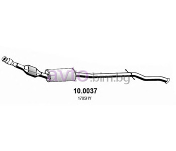 Катализатор STARLINE за CITROEN C5 I (DC) от 2001 до 2005