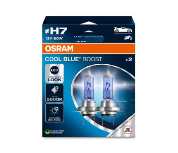 Крушки H7 12V 80W PX26d 5500K COOL BLUE BOOST 2бр. - Osram