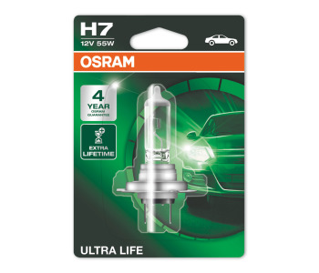 Крушка H7 12V 55W PX26d ULTRA LIFE - OSRAM