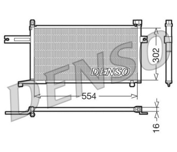 Кондензатор, климатизация DENSO DCN46013