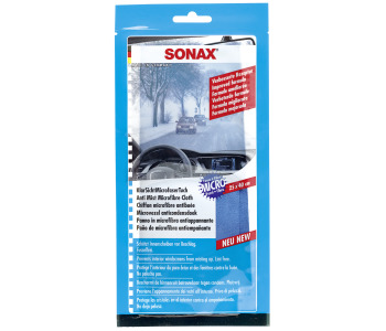 Микрофибърна кърпа против запотяване на стъкла ANTI FOG - SONAX 04212000