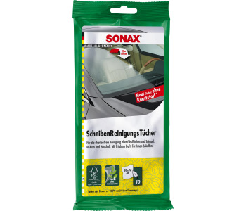 Кърпички за почистване на стъкло SONAX 04150000 Glass cleaning wipes