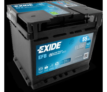 Стартов акумулатор EXIDE EL550 за HYUNDAI ELANTRA (XD) седан от 2000 до 2006