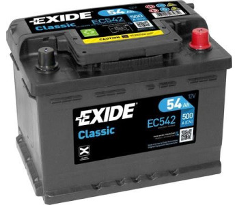 Стартов акумулатор EXIDE EC542 за OPEL CORSA C (F08, W5L) товарен от 2000