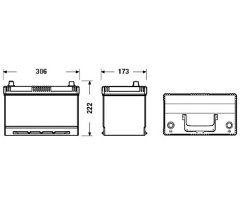 Стартов акумулатор EXIDE EL954 за HYUNDAI SANTA FE III (DM) от 2012