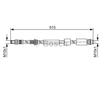 Спирачен маркуч BOSCH за BMW 4 Ser (F32, F82) купе от 2013