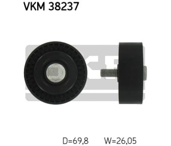 Паразитна/ водеща ролка, пистов ремък SKF VKM 38237 за BMW 1 Ser (E81) от 2006 до 2012