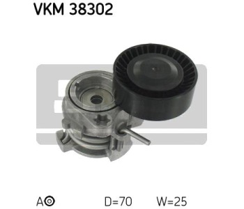 Обтящна ролка, пистов ремък SKF VKM 38302 за BMW 3 Ser (E46) компакт от 2001 до 2005
