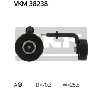 Обтящна ролка, пистов ремък SKF VKM 38238 за BMW 7 Ser (E38) от 1994 до 2001