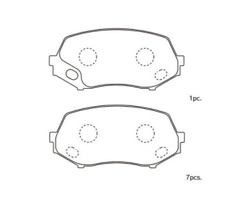 Горивна помпа KAVO PARTS EFP-2002 за HYUNDAI TRAJET (FO) от 2000 до 2008