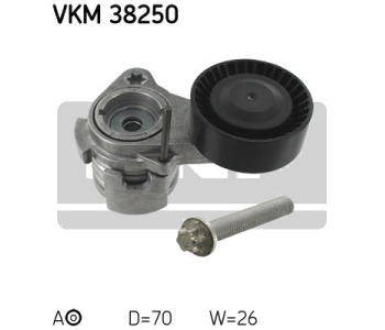 Обтящна ролка, пистов ремък SKF VKM 38250 за BMW 7 Ser (E65, E66, E67) от 2002 до 2009