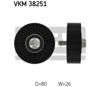 Паразитна/ водеща ролка, пистов ремък SKF VKM 38251 за BMW 1 Ser (E81) от 2006 до 2012
