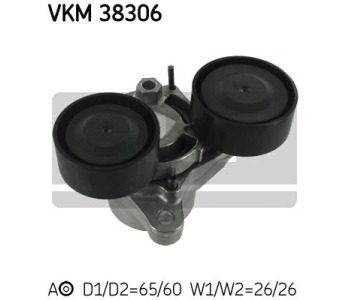 Обтящна ролка, пистов ремък SKF VKM 38306 за BMW X1 (E84) от 2009 до 2015