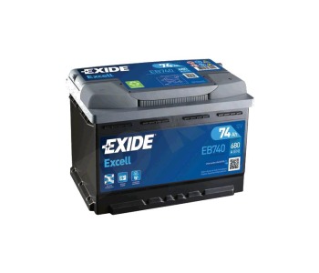 Стартов акумулатор EXIDE EB740 за MERCEDES CLK (W209, C209) от 2002 до 2009