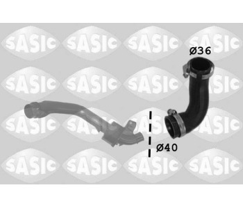 Въздуховод за турбината SASIC 3334045 за RENAULT CLIO III (BR0/1, CR0/1) от 2005 до 2012