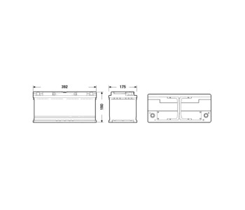 Стартов акумулатор EXIDE EK1050 за MERCEDES S (W222, V222, X222) от 2013